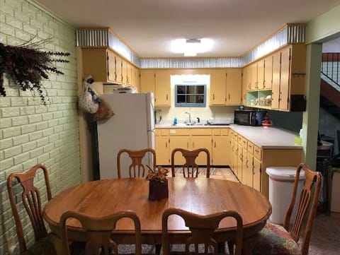 Kitchen and dining area