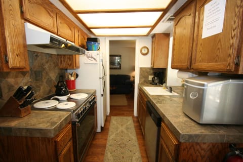 Galley style full kitchen