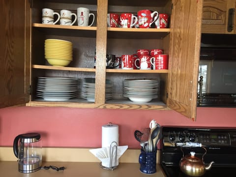 Well stocked kitchen