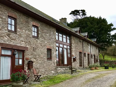 Holly Tree Cottage with Hazel and Yew on either side