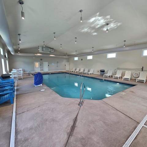 brand new indoor heated pool