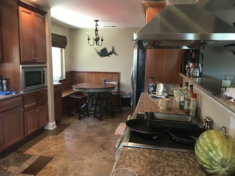 Kitchen with all the cooking necessities