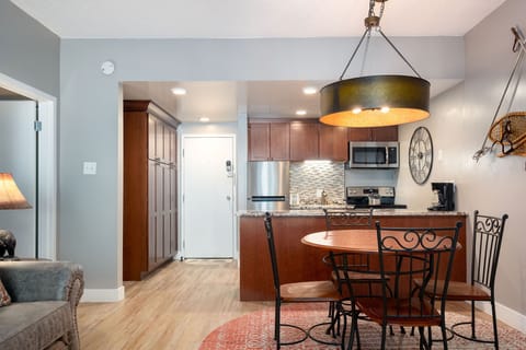 Dining table with seating for 4