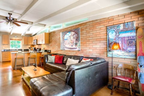 Cozy and eclectic decor throughout the home