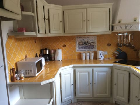 A well equipped kitchen