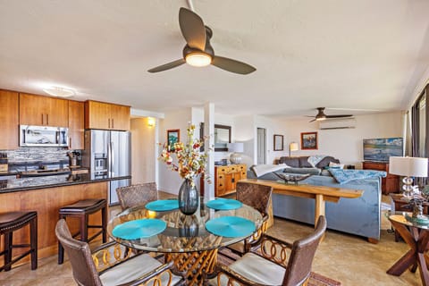 Spacious eating area