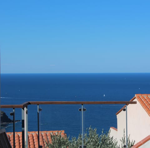 Beautiful view from terrace and outdoor dining/kitchen area