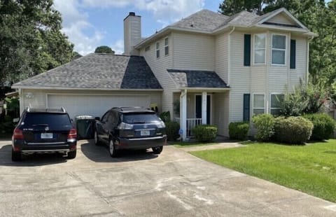 Front - driveway for 4 cars 
