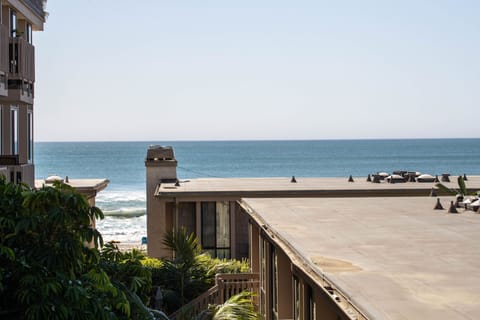 This is a close-up of the view from the balcony.