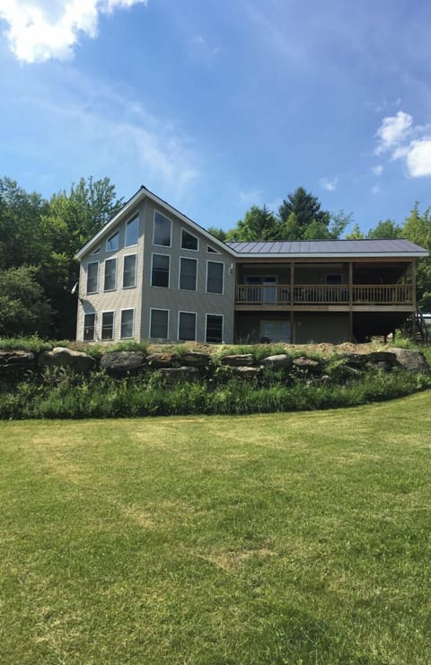 The Front lawn of the house.