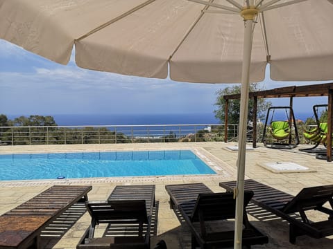View from the pool terrace. 
