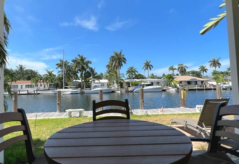 Private patio view 