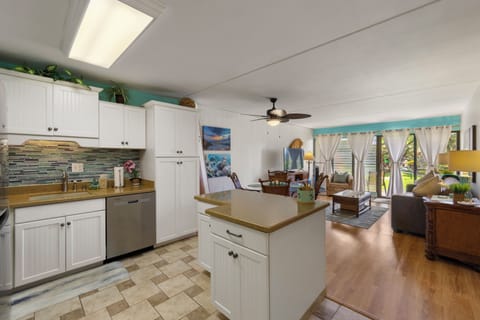 Brand new stainless appliances and quart countertops.