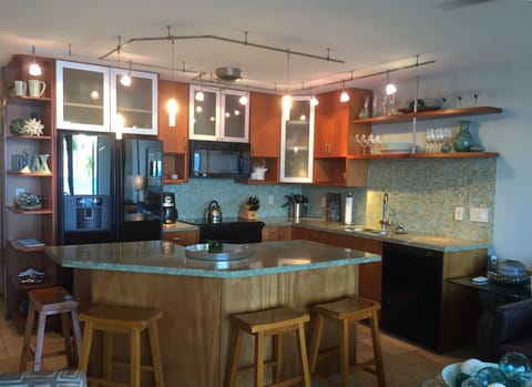 Completely stocked kitchen