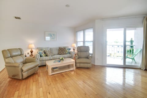 Living Room with Balcony Access