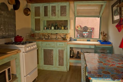 The Kitchen Is Just Plain Fun And Functional! Everything you need for two