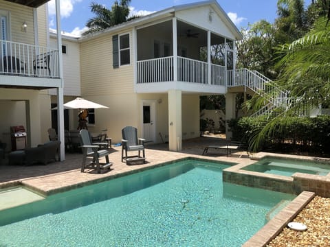 Salty Dogs private pool and spa