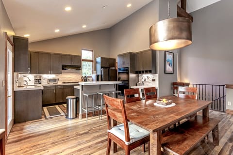 Open Kitchen and Dining Area