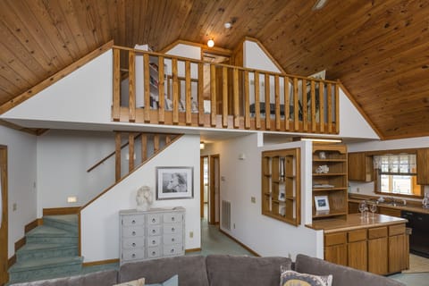 Casa Del Canal has 2 Bedrooms downstairs, and the Master upstairs.