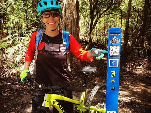 Fantastic location within 100 metres of the river, the lake and MTB trails