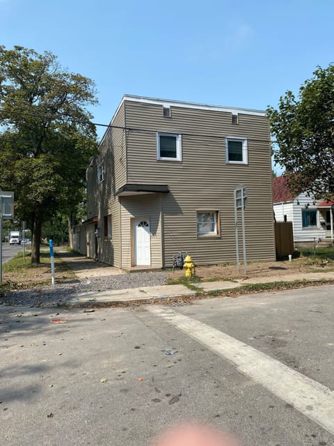 Exterior of the house which is completely redone