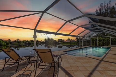 Heated pool vacation rental in Cape Coral, Florida