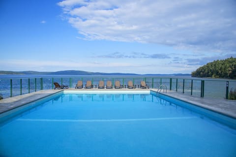 Our resort offers one of the few oceanside pools on Vancouver Island