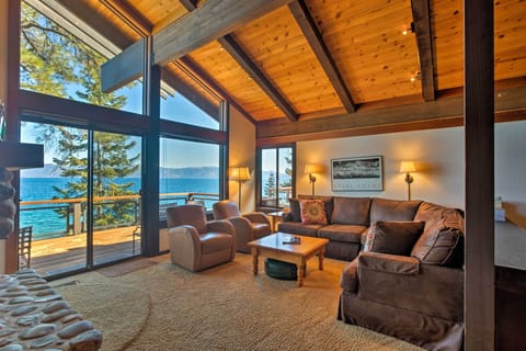 Tahoe City Vacation Rental | 3BR | 3BA | 1,600 Sq Ft | Stairs Required