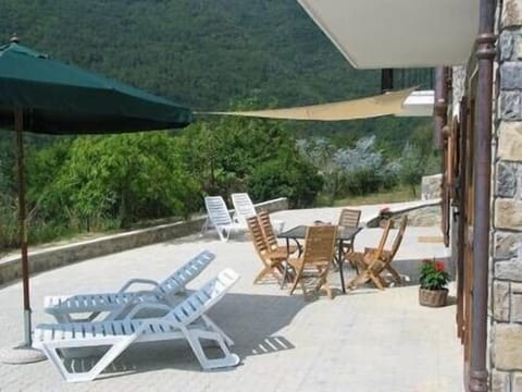 Terrace outside kitchen