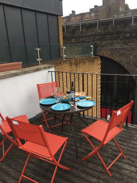 dinner on the terrace