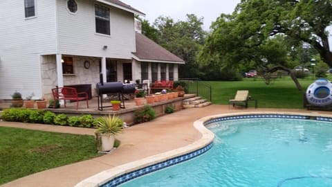 Pool and back yard deck