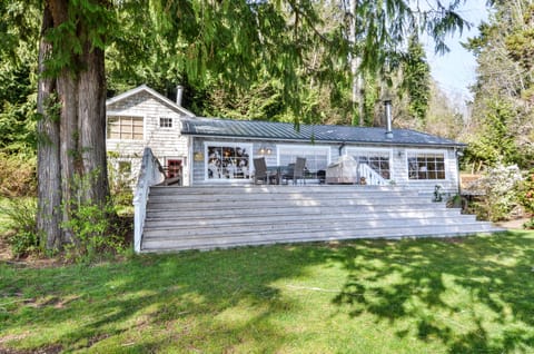 The deck is a great place to hang out and enjoy the view.