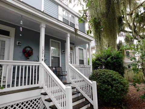 Welcoming front porch entrance