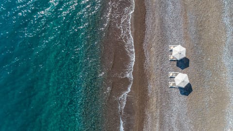 Aerial beach photo