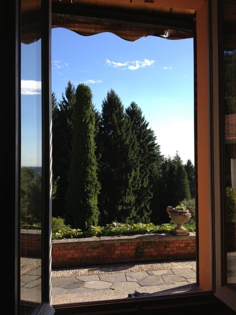 view of the country from the Villa