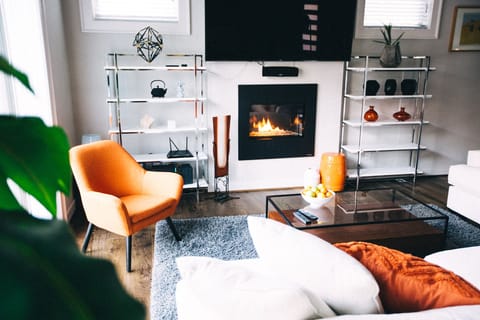 Get cozy around the fire place