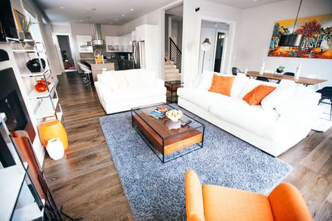 Through the door to the top left is The Orange Room on the first level