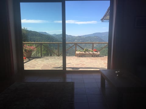 View from lounge patio doors