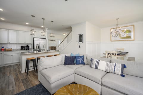 New couch and counter stools