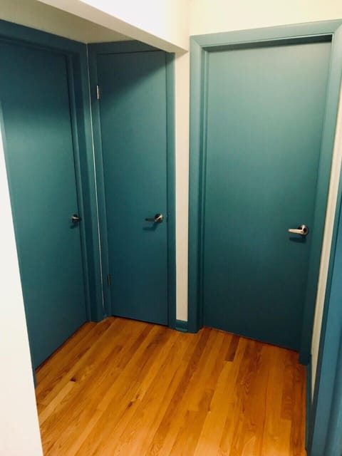 Hardwood floors, every bedroom has its own door for privacy