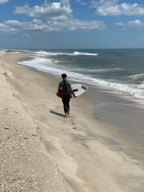 Great waves for skim boarding and surfing 
