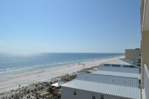 View to the west from the balcony. 