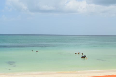 View of the beach from your front door