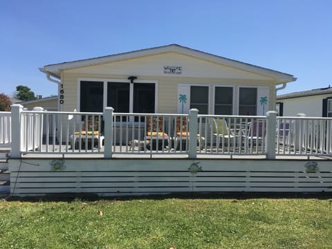 Beach home with porch
