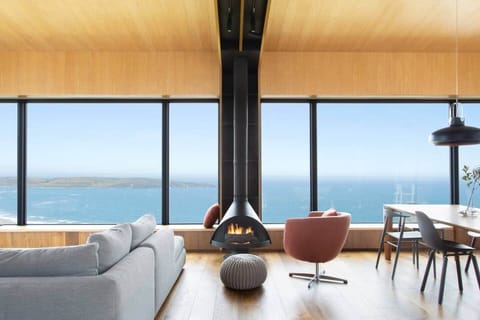 "Tony Stark + MOMA is how I would describe the Sky House. The interior design is modern and minimal yet it retains the warmth and inviting feel of a regular home. The open and airy view of the ocean is breath taking!"