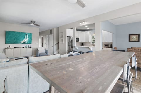 Caribbean Breeze - Seacrest Beach - Second Floor Kitchen, Living Area, and Dining Area