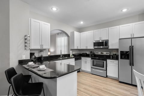 Channel your inner chef in our spacious and fully-equipped kitchen