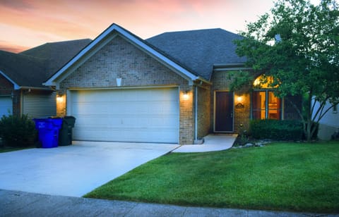 Front of Home at Sunset