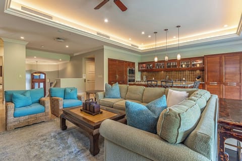 Comfortable seating in the living area