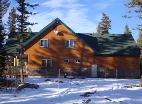View of cabin from road
